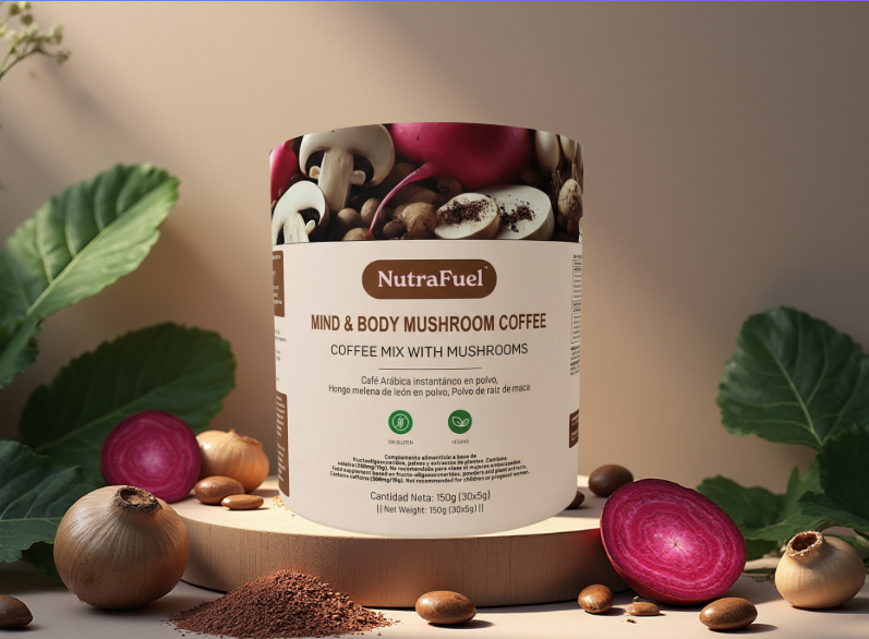 NutraFuel Mind & Body Mushroom Coffee Powder